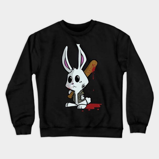 Bat Bunny Thug Crewneck Sweatshirt by TopStyleTrends